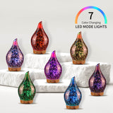 Porseme diffuseur verre rose doré, design élégant pour spa et bureau.
