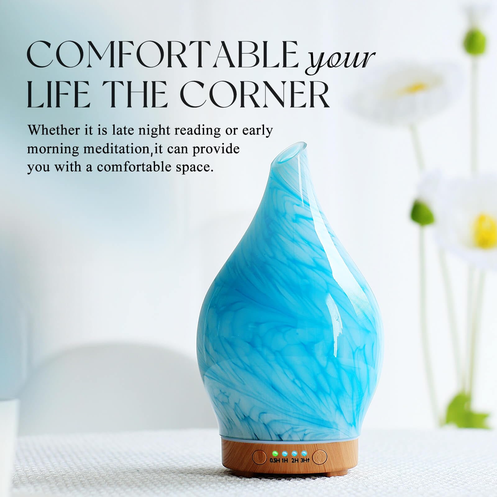 Porseme humidificateur ultrasonique, brume nano préservant les huiles essentielles.