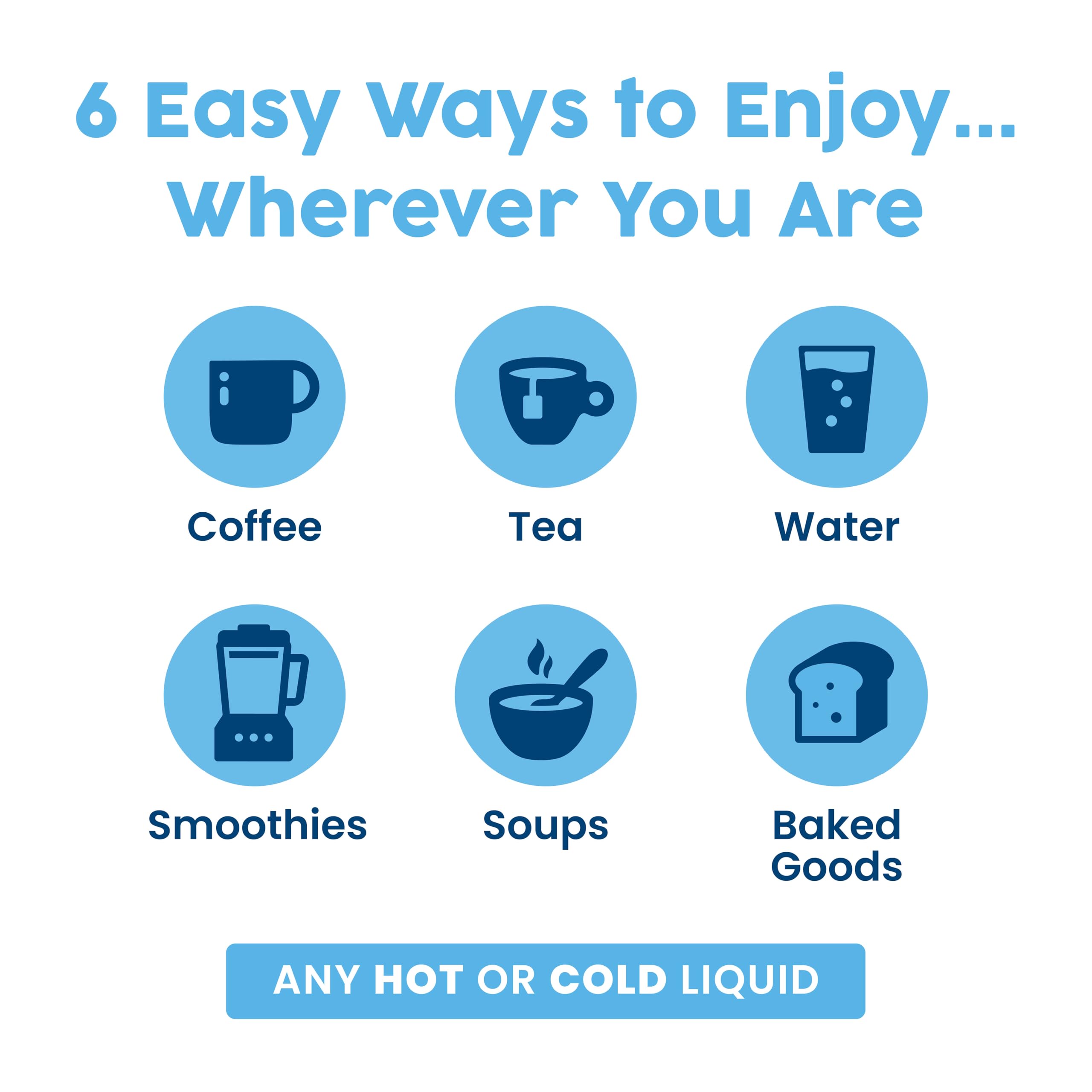 Sachets portables à emporter dans sac, bureau ou sac de sport.