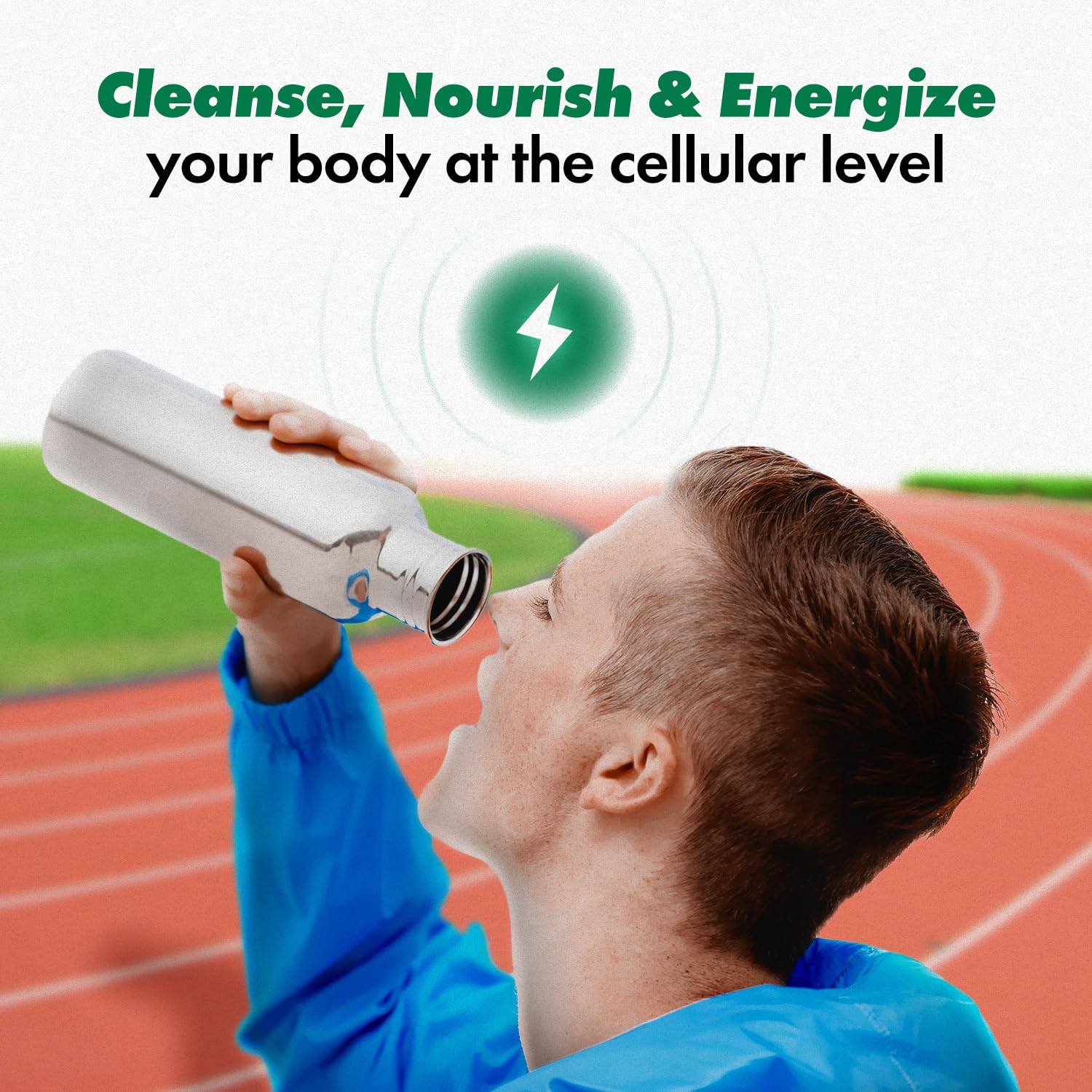 Cell Power Drops avec betteraves pour énergie naturelle et ingrédients d’origine végétale.