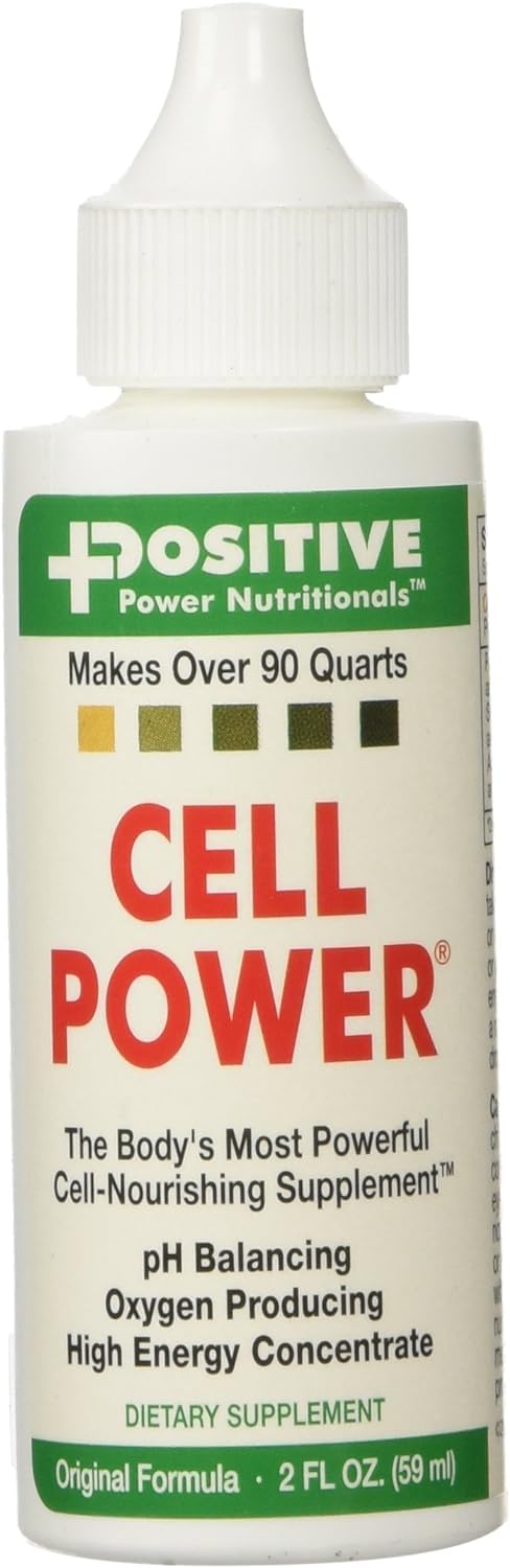 Positive Power Cell Power – etiquette-bouteille: conseils d'utilisation et énergie potentielle.
