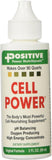 Positive Power Cell Power – etiquette-bouteille: conseils d'utilisation et énergie potentielle.
