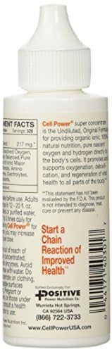 Cell Power Drops dans l'eau: gouttes ajoutées pour améliorer la boisson et l'hydratation.