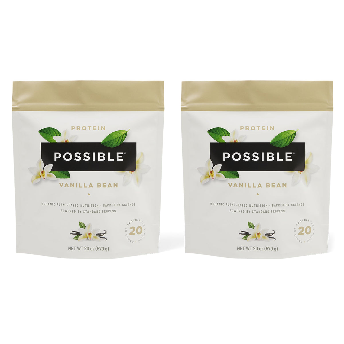 Possible Protéine vanille poudre: protéines végétales et récupération potentielle