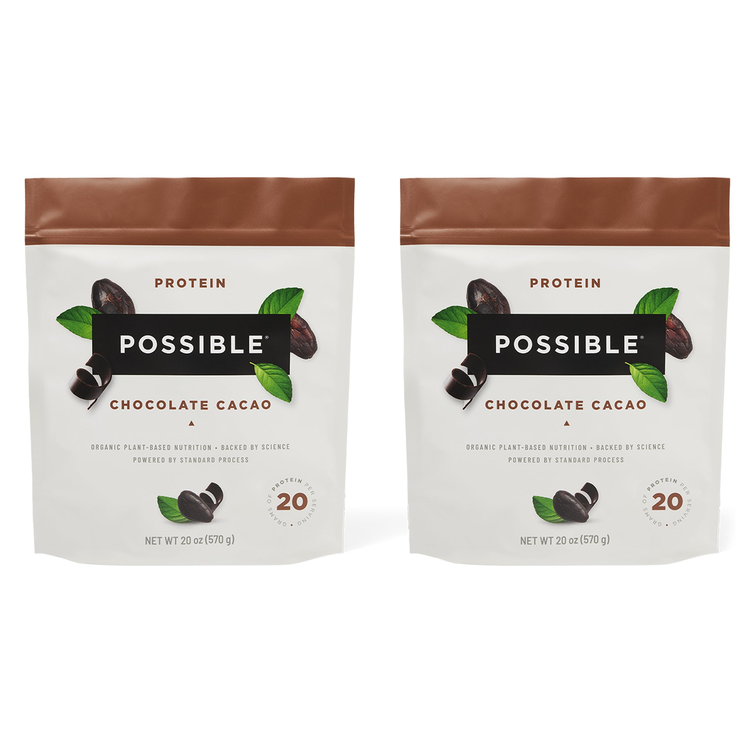 Possible Poudre Protéinée Chocolat Cacao pack-shot, idéale après l'entraînement.