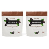 Possible Poudre Protéinée Chocolat Cacao pack-shot, idéale après l'entraînement.