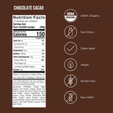 Possible Poudre Protéinée Chocolat Cacao dans un verre, mélange rapide et savoureux.