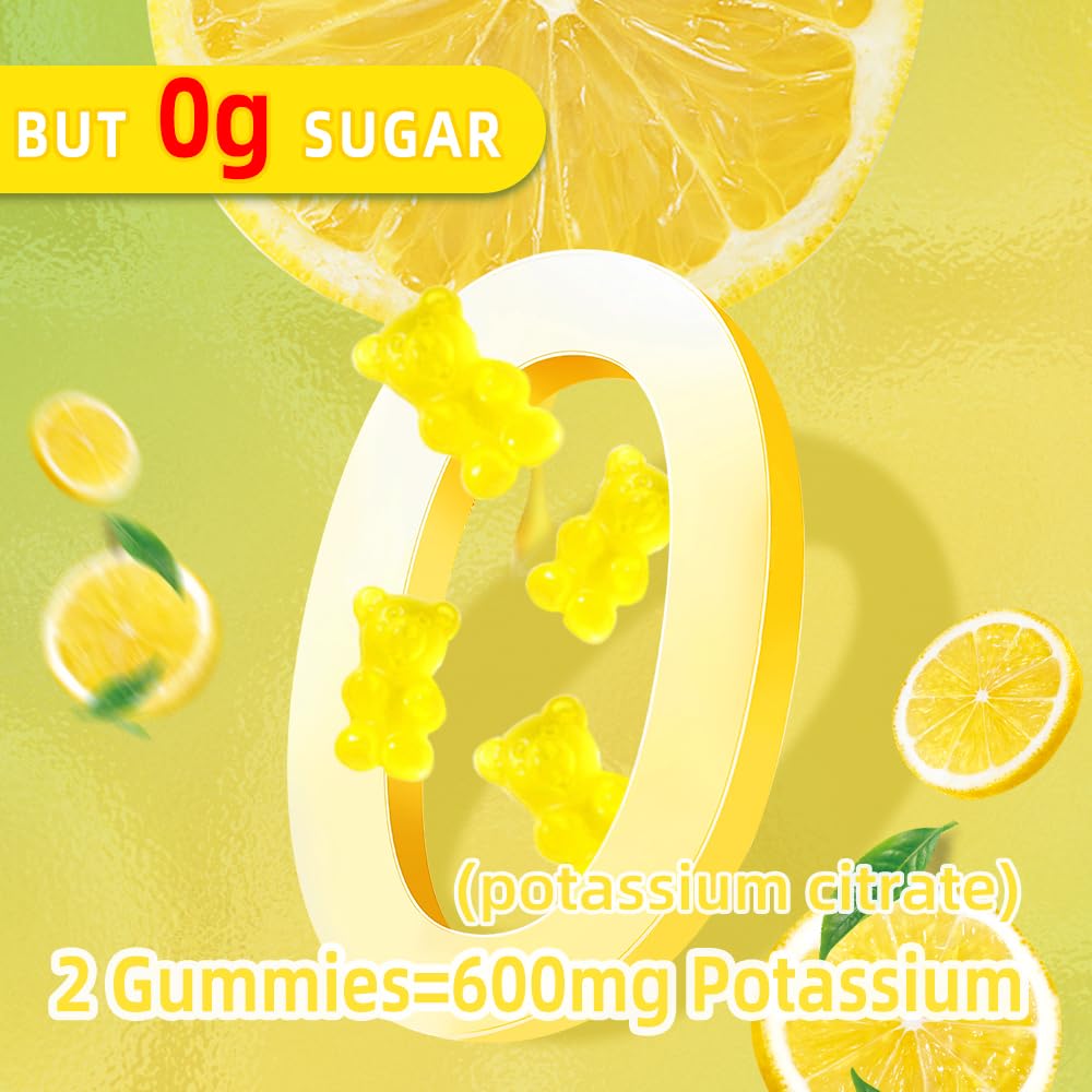 Gommes sans sucre citrate de potassium, alternative légère pour le quotidien.