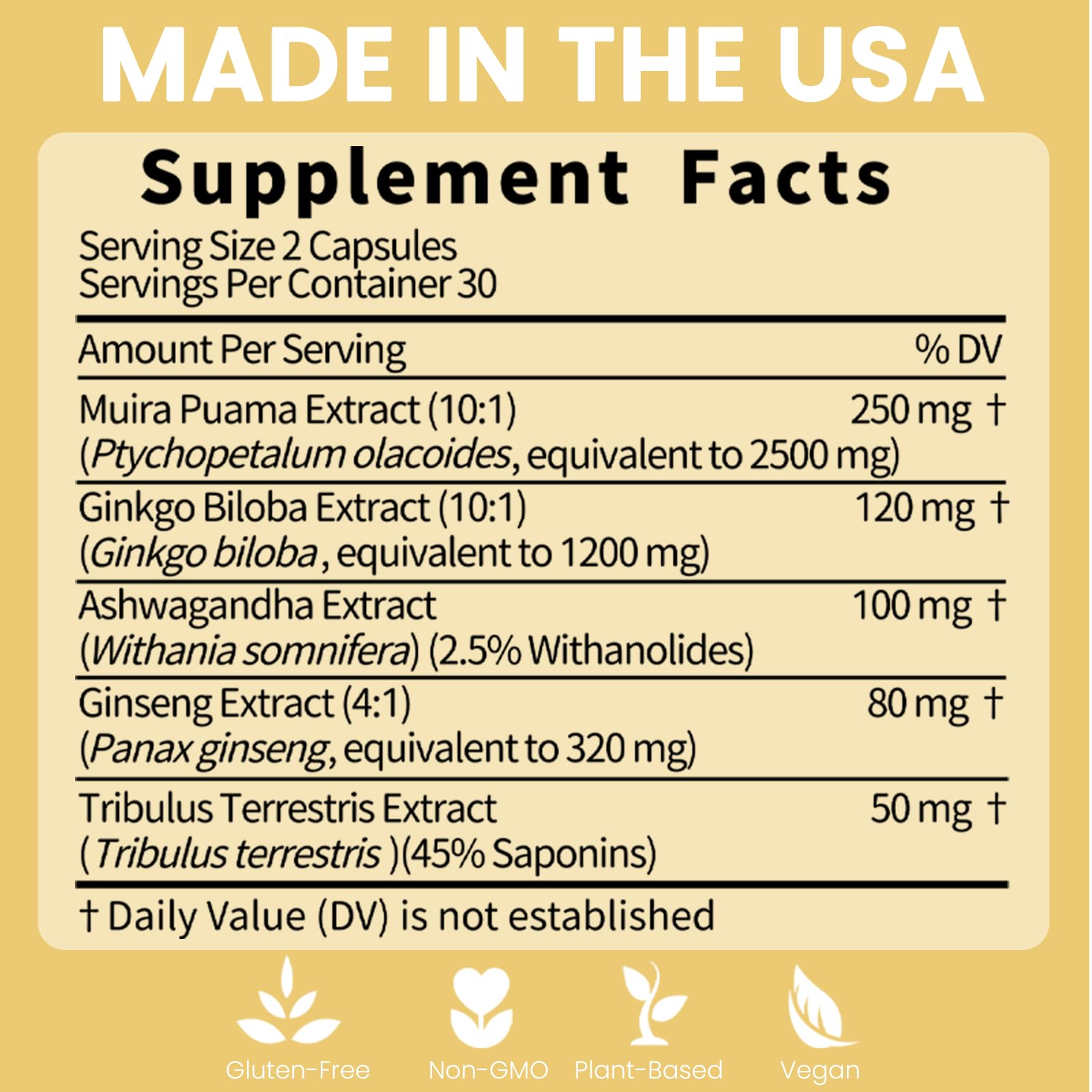 Potency Wood: emballage etui élégant du complément végétal.