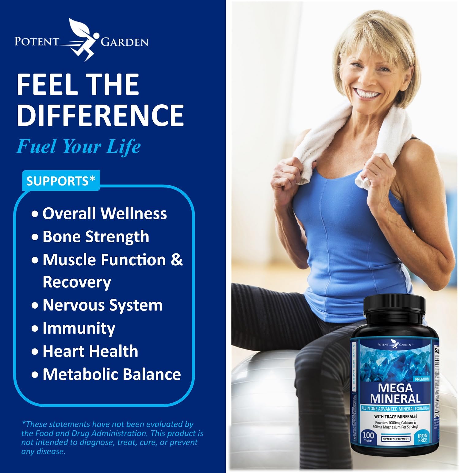 Potent Garden Mega Minéraux – paquet deux, solution pratique pour la routine