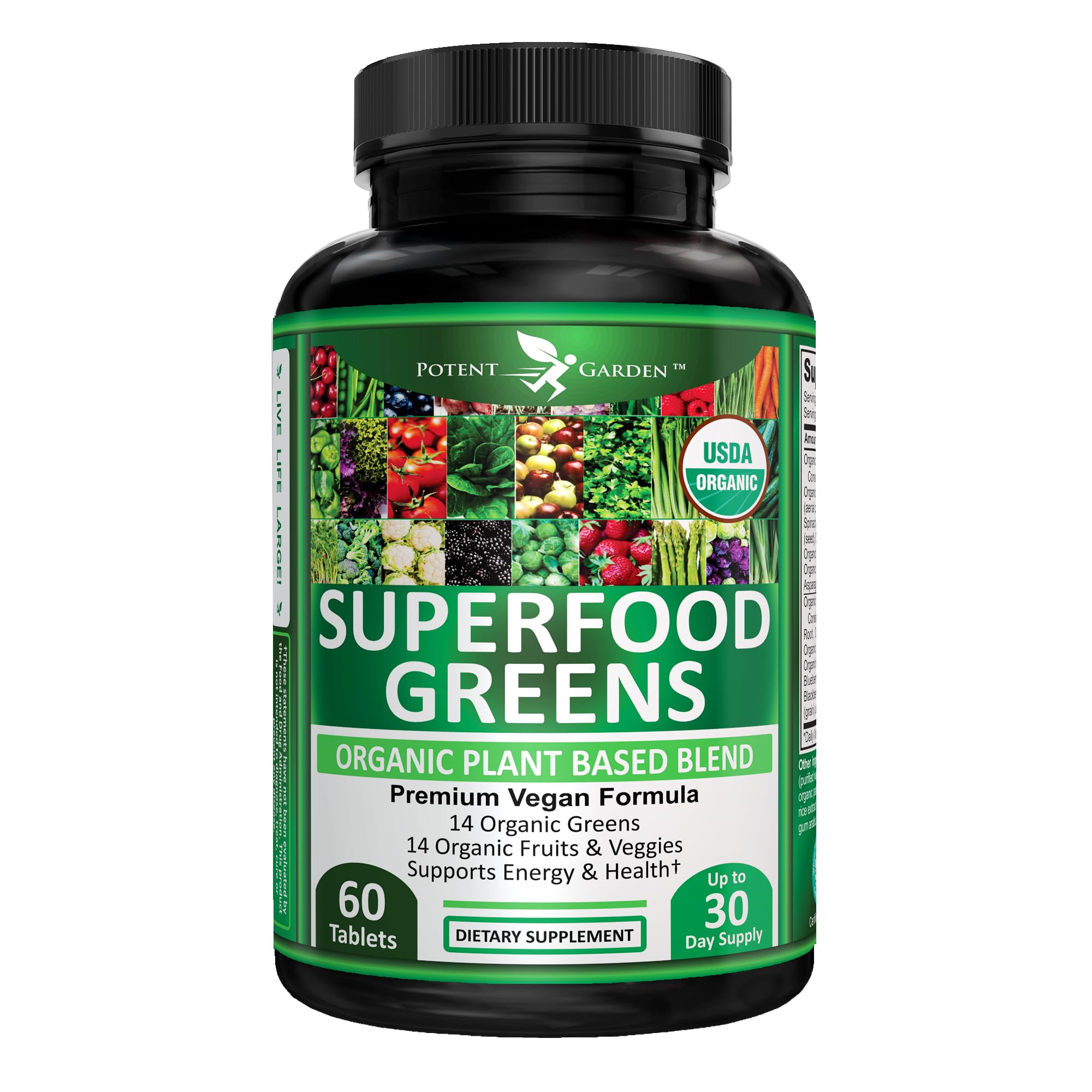 Potent Garden tablettes verdure bio présentées, apport nutritionnel pratique