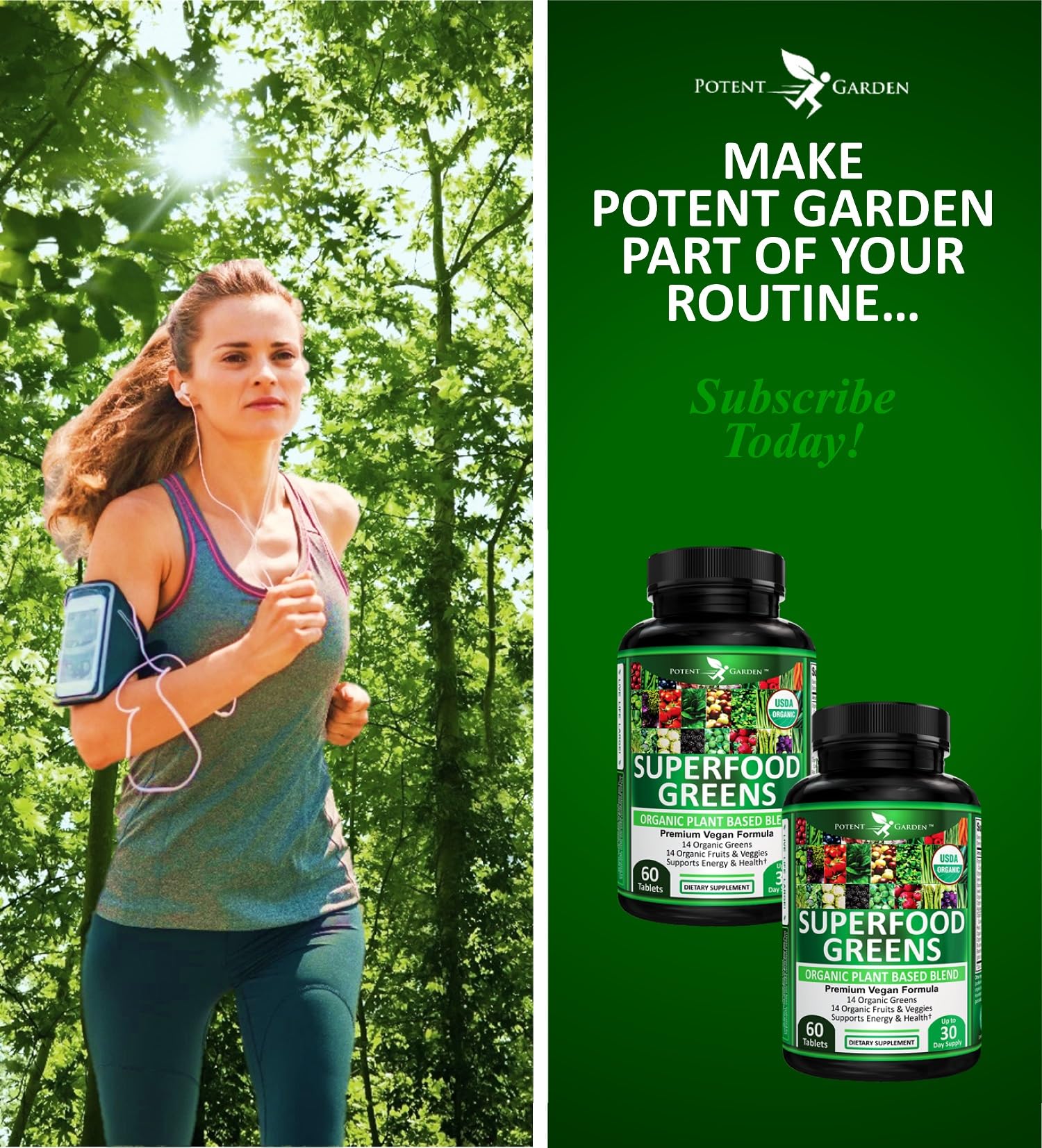 Potent Garden vitamines-digestion-immunité bio, routine santé simplifiée