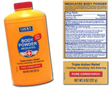Poudre médicamenteuse LuckySoft, anti-démangeaisons, pour calmer les irritations mineures.