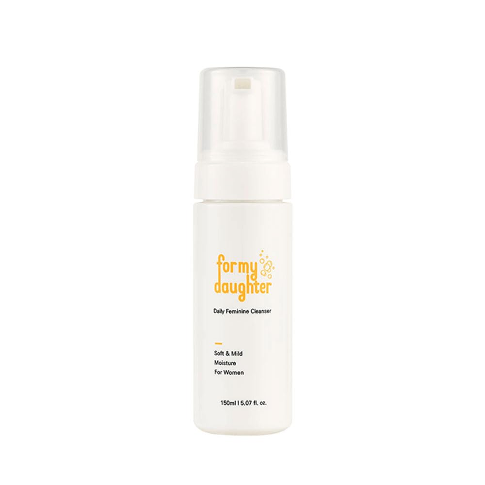 Pour ma fille — bouteille pompe mousse douce, hygiène intime pratique.