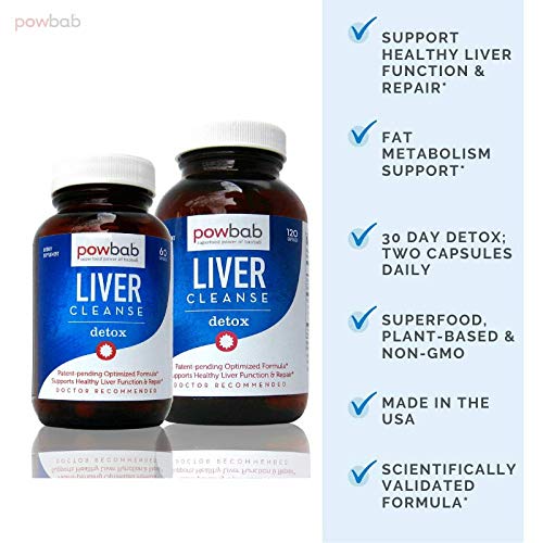 powbab Liver Cleanse Detox — extrait de goji pour une touche fruitée et antioxydants.
