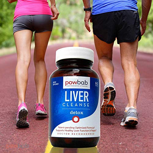 powbab Liver Cleanse Detox — emballage pratique adapté aux voyages.
