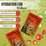 PowderVitamin Électrolytes boîte prête à emporter pour hydratation.