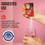 PowderVitamin Electrolytes Beets Organiques – ingrédients naturels pour l'hydratation et l'énergie.