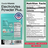 PowderVitamin Electrolytes: dosette-mesure précise pour doser facilement.
