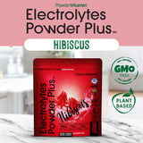 PowderVitamin Électrolytes Hibiscus – calcium et magnésium essentiels pour vos muscles.