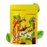 PowderVitamin Electrolytes Plus, bouteille thé noir non sucré prête pour l'hydratation quotidienne.