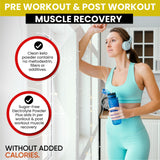 PowderVitamin Electrolytes Plus, étiquette indiquant sans sucre et sans stévia.