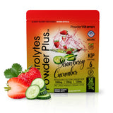 PowderVitamin Electrolytes Plus - poche 275 g prête à l'emploi après une journée au soleil.