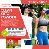 PowderVitamin Electrolytes Plus - utilisation pré-entraînement pour maintien des électrolytes et énergie.