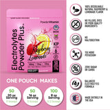 PowderVitamin Electrolytes potassium calcium magnésium, minéraux essentiels.