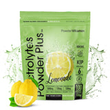 PowderVitamin Électrolytes Poudre Lemonade en action, hydratation sans calories