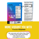 PowderVitamin Electrolytes, melange sans sucre, parfait pour une recuperation legere.