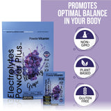 PowderVitamin Electrolytes Powder Plus – boîte avec 30 sachets à emporter.