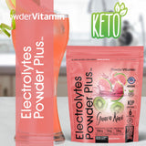 PowderVitamin Électrolytes Plus – emballage 550 g, portions faciles à doser