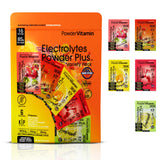 PowderVitamin Électrolytes Poudre Plus - pack complet Variété A prêt à l'emploi.
