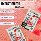 PowderVitamin Électrolytes Poudre Plus – sachet individuel pratique pour voyage.