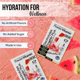 PowderVitamin Electrolytes Powder Plus sachets faciles à diluer en voyage