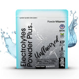 PowderVitamin Electrolytes, sel rose de l'Himalaya pour une touche minérale naturelle.