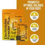 PowderVitamin Électrolytes – sans maltodextrine, boisson légère et rafraîchissante.
