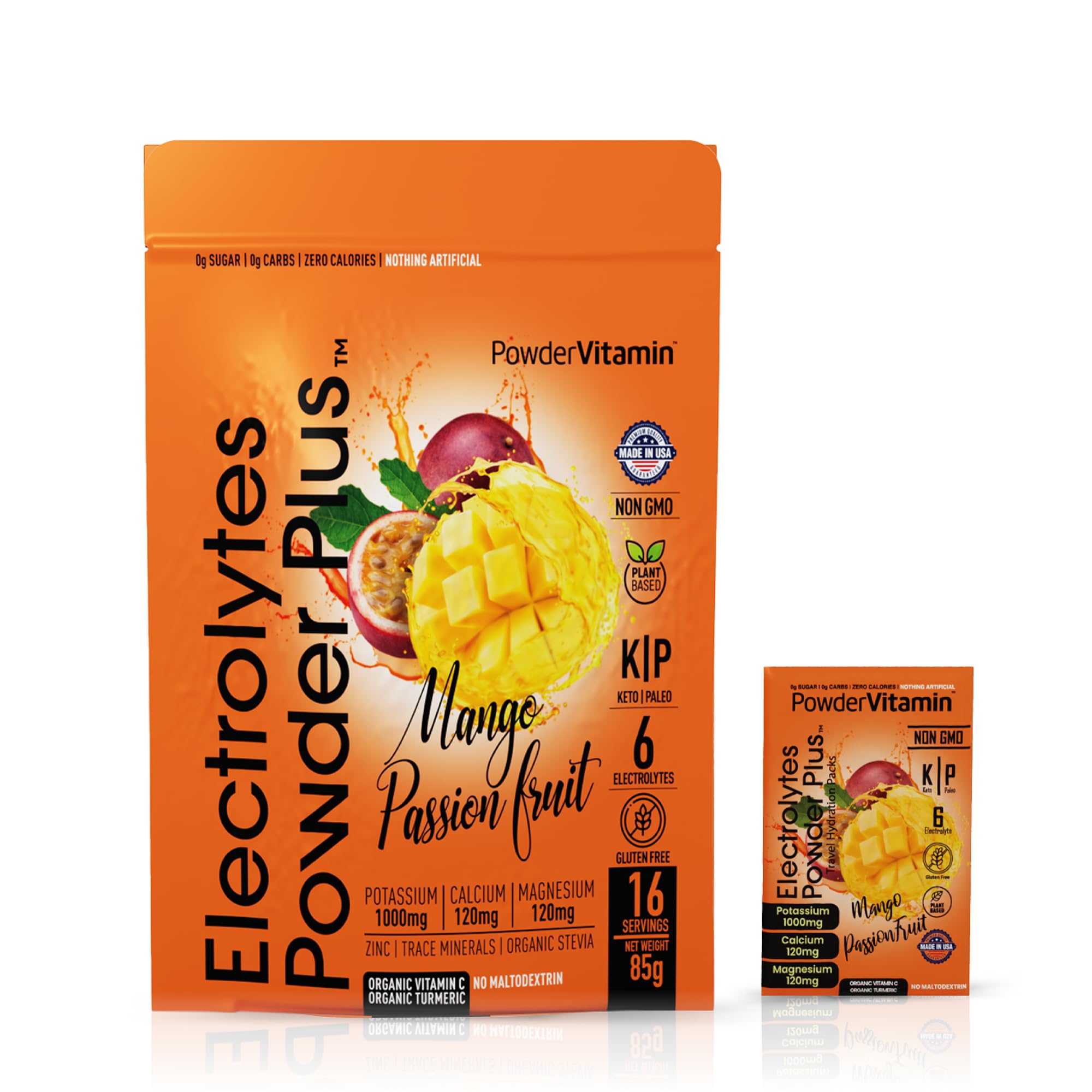 Sachet individuel pratique pour l'hydratation en déplacement.