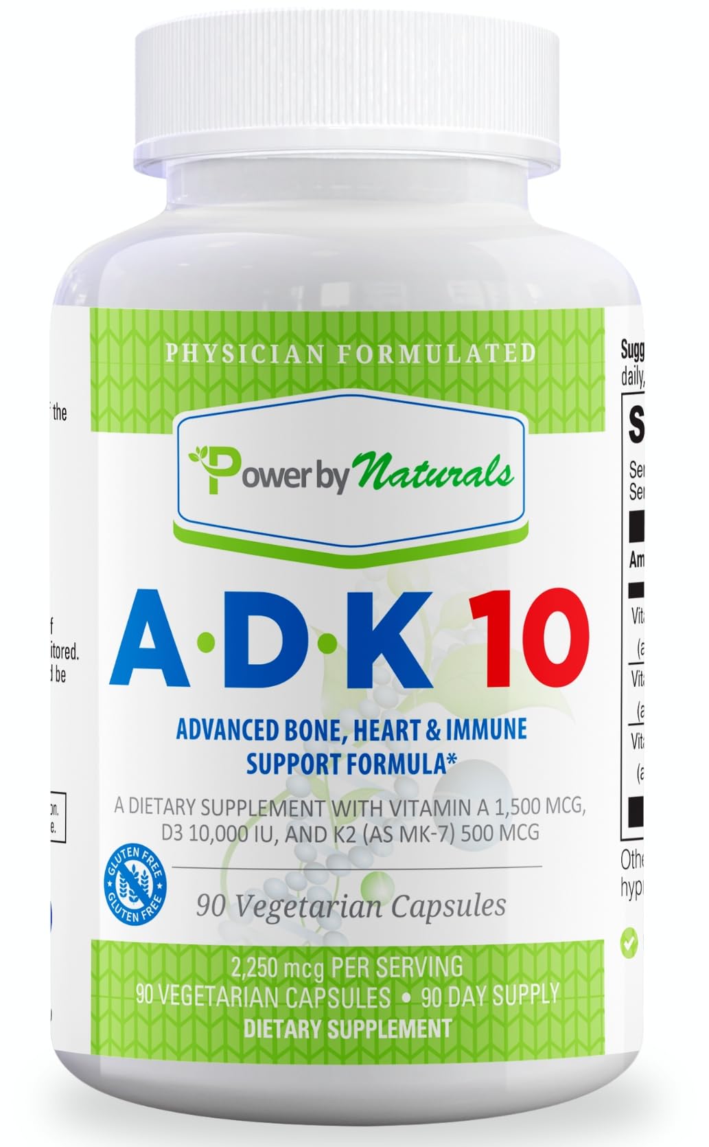 Ingrédients sans gluten et sans OGM, formulation pure.