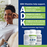 Power By Naturals ADK — capsules en gros plan, texture facile à avaler.