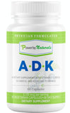 Power By Naturals ADK – étiquette claire, sécurité et traçabilité du produit.