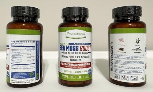 Power By Naturals Sea Moss Avancé immunité soutenue grâce à ce mélange naturel.
