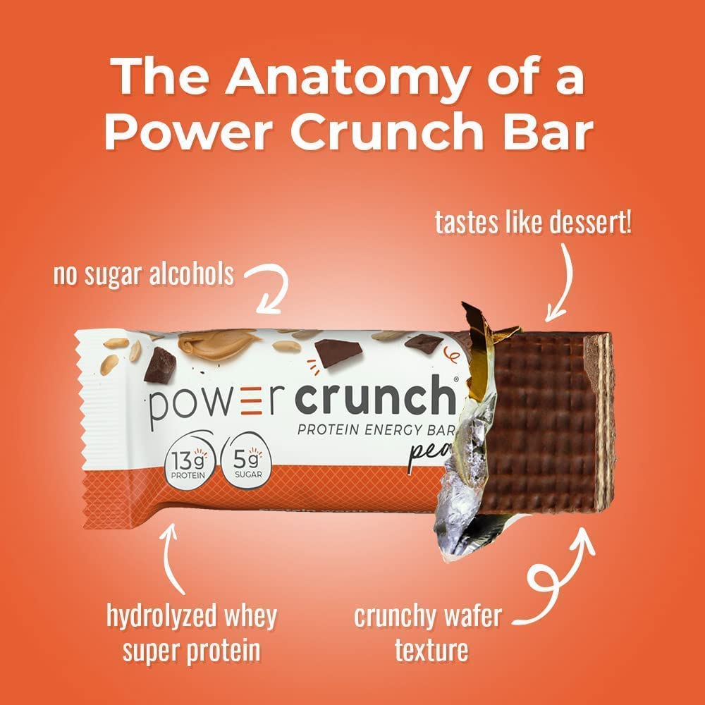 Power Crunch après entrainement, collation protéinée pratique