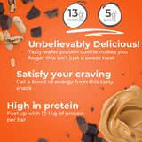 Power Crunch barre protéinée beurre cacahuète fudge, goût irrésistible pour emporter
