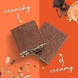 Power Crunch texture gaufre croquante, snack riche en protéines