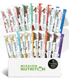 Power Crunch par Mission Nutrition – face avant du pack, snack rapide et protéiné.