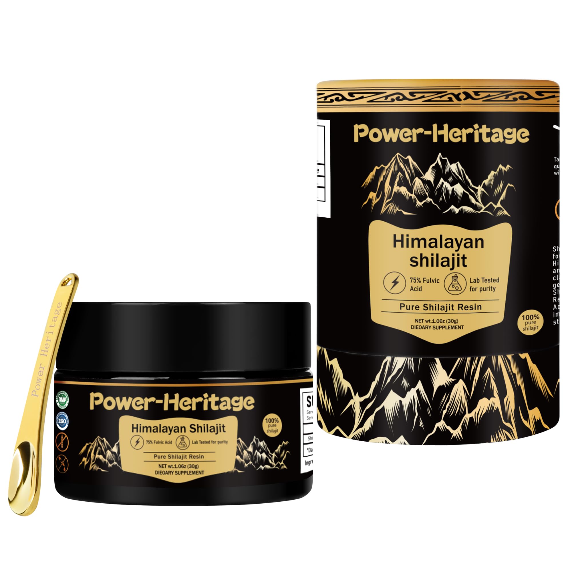 Power Heritage Shilajit : résine naturelle, énergie durable et pureté himalayenne.