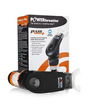 Powerbreathe appareil d'entraînement respiration noir, améliore l'endurance pulmonaire.