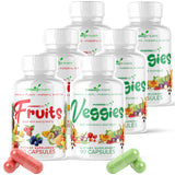 POWERED X PLANTS capsules fruits et légumes en bouteille, soutien nutritionnel quotidien.